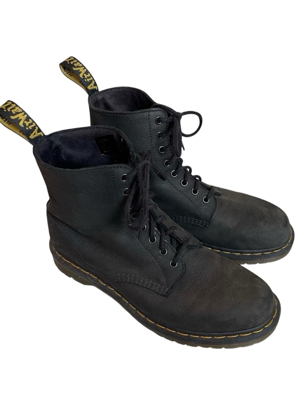 Dr. Martens 1460 Pascal Nubuckk Black Leather Boots Men’s Sz 11